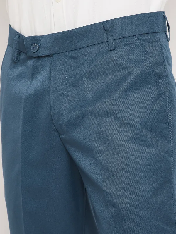 Blue_Poly_Viscose_Mid_Rise_Straight_Fit_Formal_Trouser_For_Men