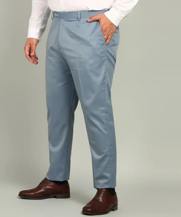 Sky_Blue_Poly_Viscose_Mid_Rise_Plus_Size_Straight_Fit_Formal_Trouser_For_Men
