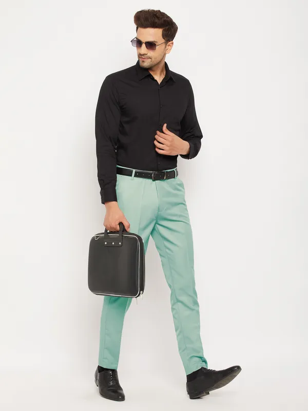 Light_Green_Poly_Viscose_Mid_Rise_Straight_Fit_Formal_Trouser_For_Men