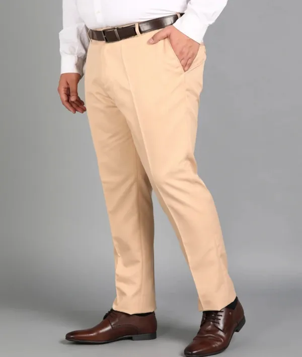 Cream_Poly_Viscose_Mid_Rise_Plus_Size_Straight_Fit_Formal_Trouser_For_Men