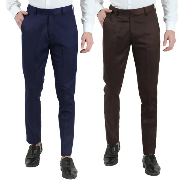 Pack_of_2_Straight_Fit_Navy_Blue_and_Brown_Formal_Trouser_for_Men