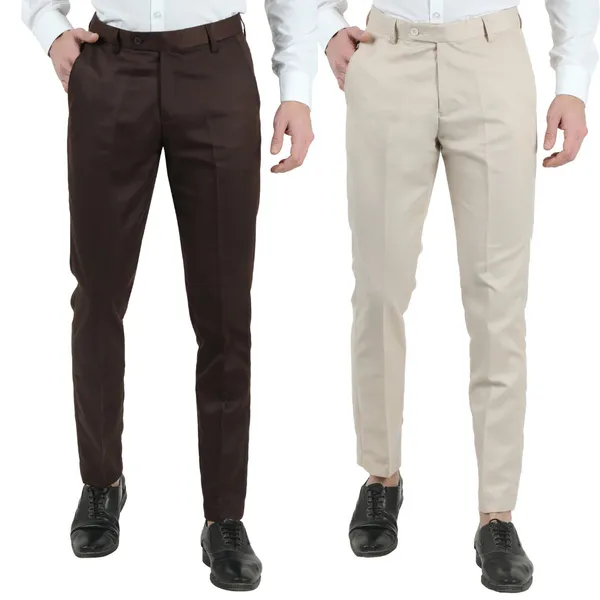 Pack_of_2_Straight_Fit_Brown_and_Cream_Formal_Trouser_for_Men