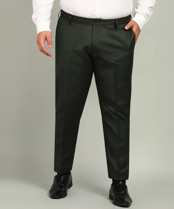 Green_Viscose_Lycra_Stretchable_Plus_Size_Mid_Rise_Straight_Fit_Formal_Trouser_For_Men