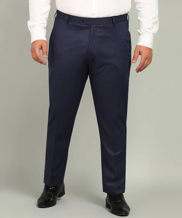 Blue_Viscose_Lycra_Stretchable_Plus_Size_Mid_Rise_Straight_Fit_Formal_Trouser_For_Men