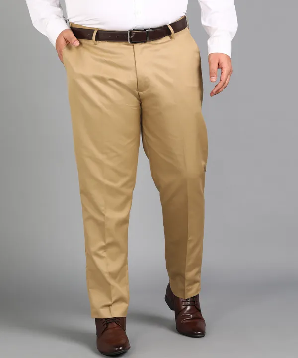 Camel_Poly_Viscose_Mid_Rise_Plus_Size_Straight_Fit_Formal_Trouser_For_Men