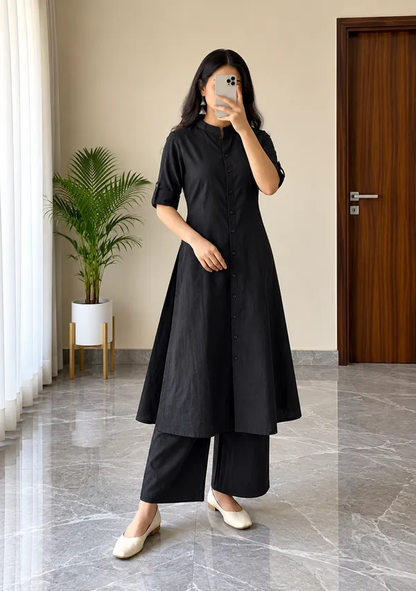 Women's_A-Line_Cotton_Kurti_Palazzo_Set_with_Katha_Work