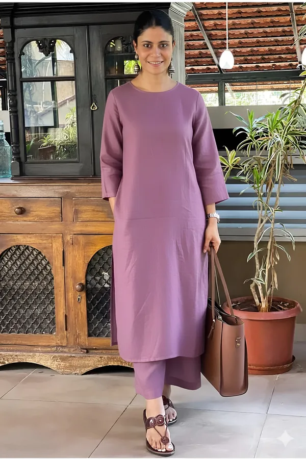 Premium_cotton_slub_monochrome_kurti_set_with_minimalistic_design_and_everyday_elegance