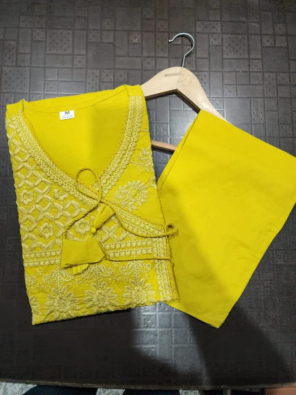 Women_Chikankari_Cotton_Angrakha_Kurta_Pant_Set