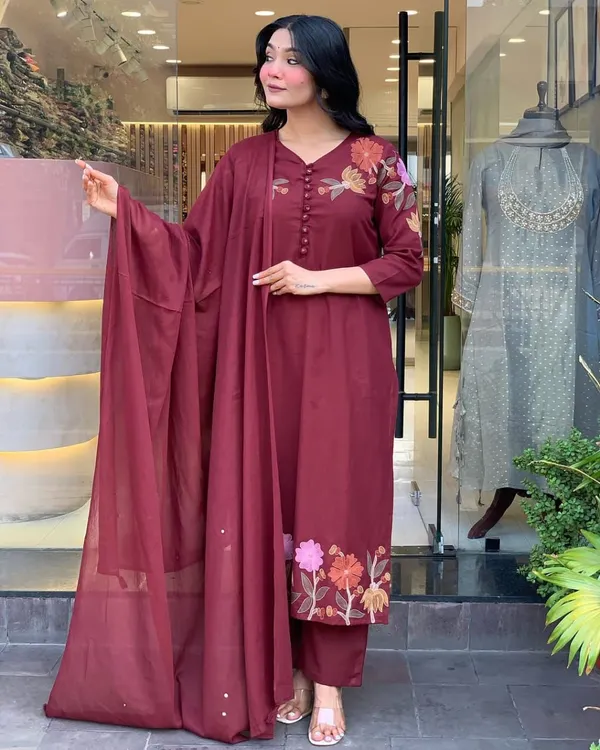 Women_Embroidered_Cotton_Kurta_Pant_Dupatta_Set