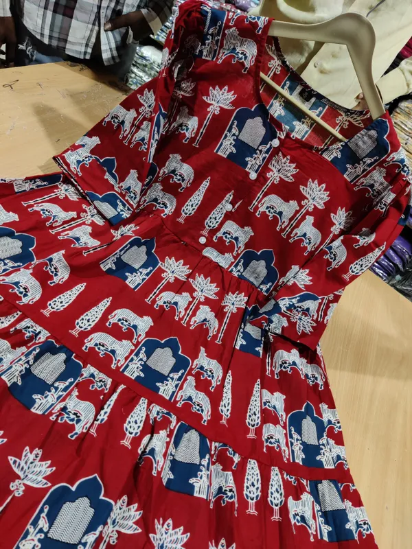 Hot_Red_Cotton_Puff_Sleeve_Midi_Dress__Summer_Collection_Launch