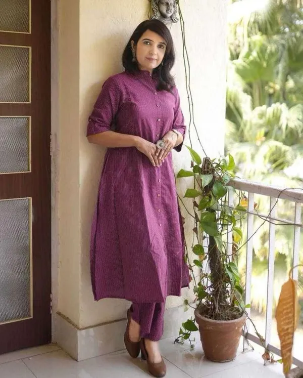 Trending_A-Line_Cotton_Kurti_Palazzo_Set_with_Katha_Work