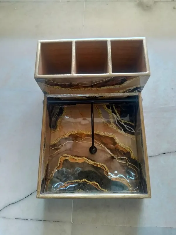 Black_Marble_Cutlery_+_Napkin_Holder