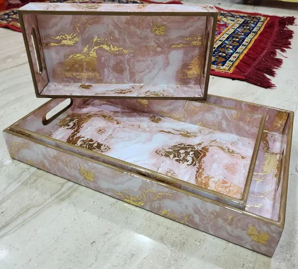 Set_Of_3_-_Pink_Wooden_Serving_Tray_Set_|_Trays_For_Serving,_Breakfast_In_Bed,_Ottoman,_Centerpiece,_Bathroom_Tray,_Accessories,_Vanity_|_Small,_Medium,_And_Large_3_Trays_(Blush_Marble_Luxe)