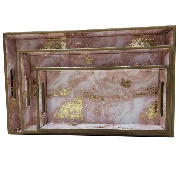 Set_Of_3_-_Pink_Wooden_Serving_Tray_Set_|_Trays_For_Serving,_Breakfast_In_Bed,_Ottoman,_Centerpiece,_Bathroom_Tray,_Accessories,_Vanity_|_Small,_Medium,_And_Large_3_Trays_(Blush_Marble_Luxe)