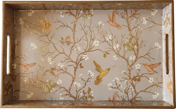 Golden_Bird_Design_Wooden_Tray_For_Serving_|_Perfect_Home_Decor_Item_Gift_Idea