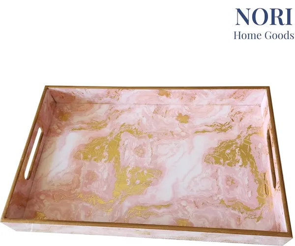Pink_Wooden_Tray_|_Tray_For_Serving,_Ottoman,_Breakfast_In_Bed,_Coffee_Table,_Organizer,_Makeup,_Bathroom_|_Perfect_Home_Decor_Item_Gift_Idea_(Blush_Marble_Luxe)