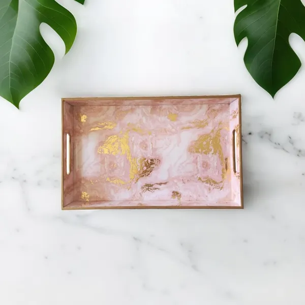 Pink_Wooden_Tray_|_Tray_For_Serving,_Ottoman,_Breakfast_In_Bed,_Coffee_Table,_Organizer,_Makeup,_Bathroom_|_Perfect_Home_Decor_Item_Gift_Idea_(Blush_Marble_Luxe)