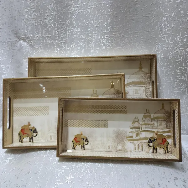 Set_Of_3_-_Royal_Elephant_Wooden_Serving_Tray_Set_-_Royal_Elephant_|_Trays_For_Serving_|_Small,_Medium,_And_Large_3_Trays
