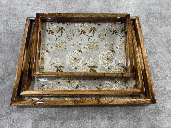Set_of_3_-_Grey_Floral_Bloom_Wooden_Tray_Handcrafted_Trays