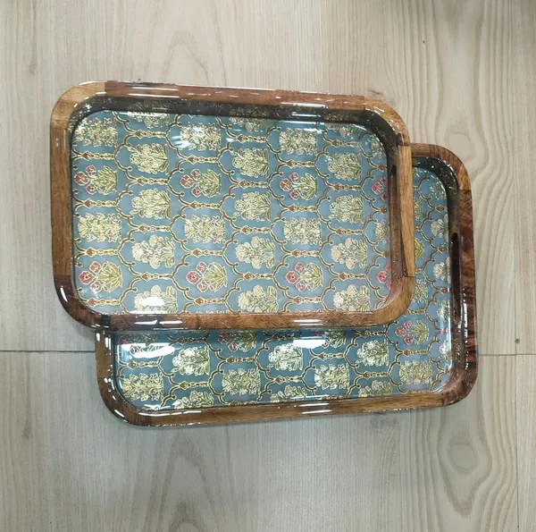 Set_of_2_-_Wooden_Tray_Royal_Bouquet_Serving_Trays_with_Handles_|_Decorative_Tray_for_Kitchen,_Dining_&_Home_Decor