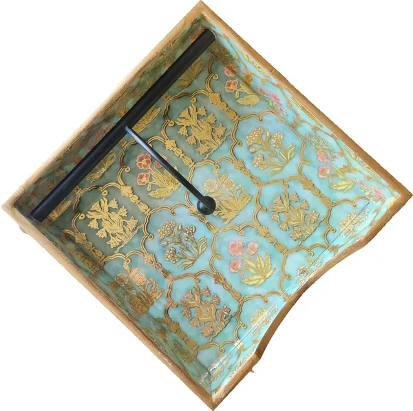 Royal_Bouquet_Home_Goods_Square_Tissue_Tray_|_Square_Napkin_Holder_|Tissue_Paper_Case_Dispenser/Facial_Tissue_Holder_For_Home_And_Office_(Royal_Bouquet)