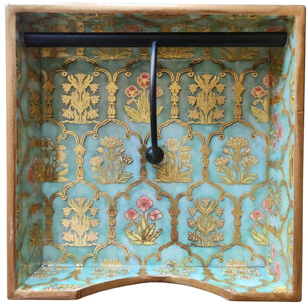 Royal_Bouquet_Home_Goods_Square_Tissue_Tray_|_Square_Napkin_Holder_|Tissue_Paper_Case_Dispenser/Facial_Tissue_Holder_For_Home_And_Office_(Royal_Bouquet)