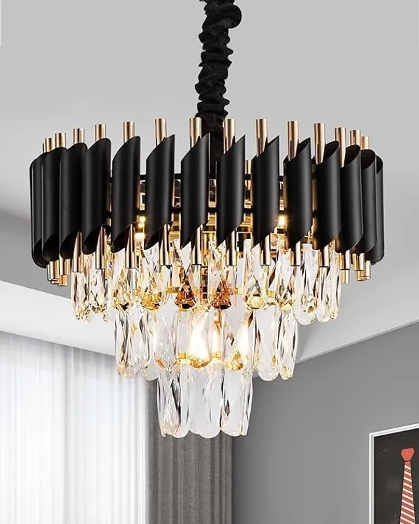 Black_&_Gold_Decorative_Stainless_Steel_Tube_Mamba_Chandelier_Crystal_Chandelier