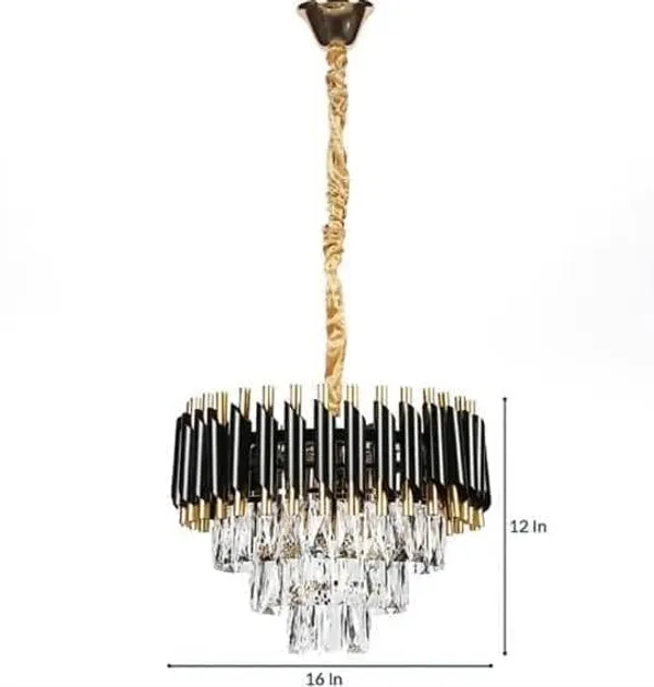 Black_&_Gold_Decorative_Stainless_Steel_Tube_Mamba_Chandelier_Crystal_Chandelier