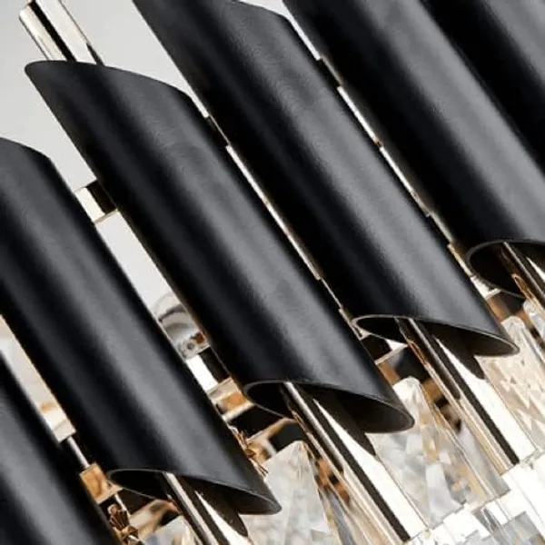 Black_&_Gold_Decorative_Stainless_Steel_Tube_Mamba_Chandelier_Crystal_Chandelier