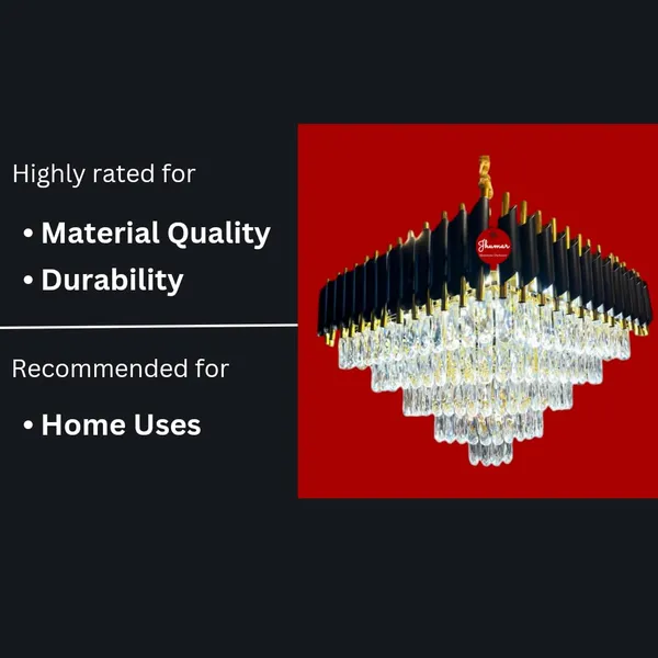 Black_&_Gold_Decorative_Modern_Crystal_Hanging_Chandelier