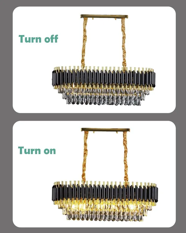 Black_&_Gold_Decorative_Mamba_Oval_Modern_Crystal_Hanging_Chandelier