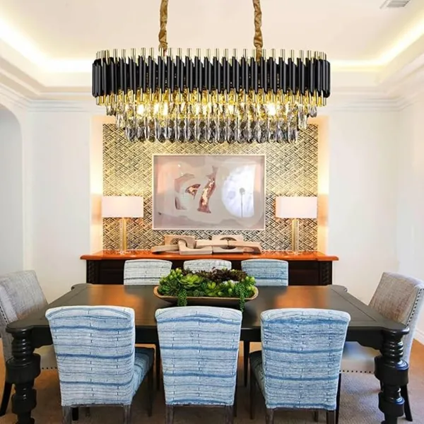 Black_&_Gold_Decorative_Mamba_Oval_Modern_Crystal_Hanging_Chandelier