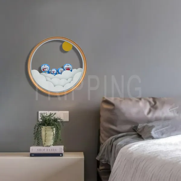Multicolour_Decorative_3-In-1_Led_Cloud_And_Cartoon_Design_Wall_Lamp