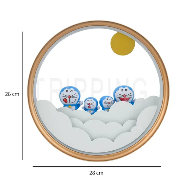Multicolour_Decorative_3-In-1_Led_Cloud_And_Cartoon_Design_Wall_Lamp