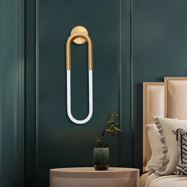 Gold_&_White_Decorative_9_Watt_Led_Wall_Lamp