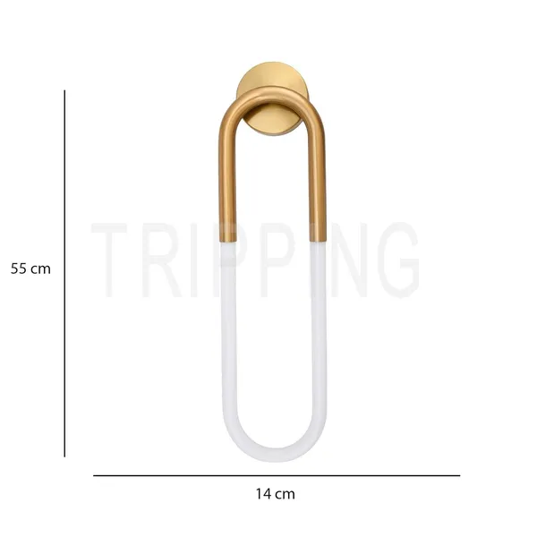 Gold_&_White_Decorative_9_Watt_Led_Wall_Lamp