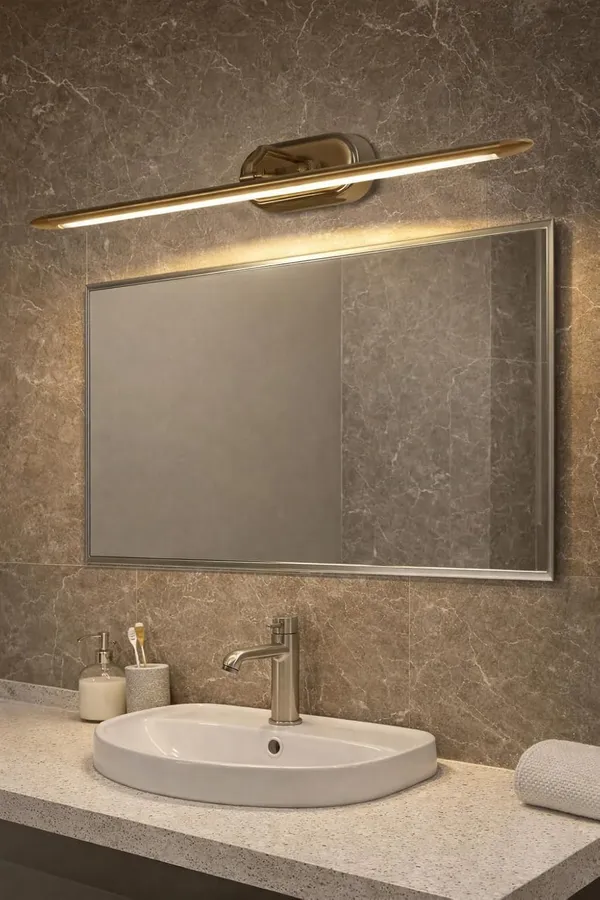 Tripping_Body_Color_12w_Antique_3_In_1_Led_Wall_Lamp_Adjustable_Warm_White_Natural_Light_Flexible_Neck_50cm_Length_15cm_Thickness_Spot_Focus_Light_For_Pictures_Mirror_Washbasins