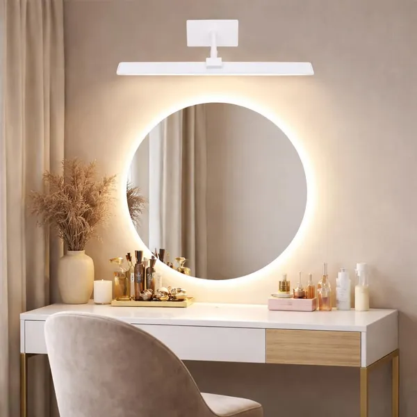 Tripping_6_Watt_Single_Light_Color_Warm_White_Light_Led_Display_Adjustable_Up_N_Down_Curve_Flexible_Neck_Wall_Lamp_Picture_Mirror_Spot_Focus_30cm_Length_15cm_Thickness_Easy_Installation