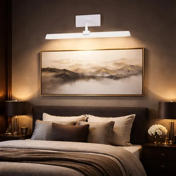 Tripping_6_Watt_Single_Light_Color_Warm_White_Light_Led_Display_Adjustable_Up_N_Down_Curve_Flexible_Neck_Wall_Lamp_Picture_Mirror_Spot_Focus_30cm_Length_15cm_Thickness_Easy_Installation