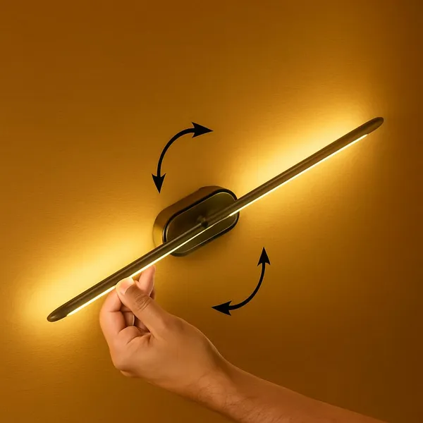 Tripping_Antique_Brass_Finish_6w_Led_Wall_Light_With_Adjustable_Neck_Spot_Focus_For_Mirror_Washbasin_Picture_Frame_3in1_Warm_Cool_Natural_White_31cm_Length_Elegant_Accent_Lighting