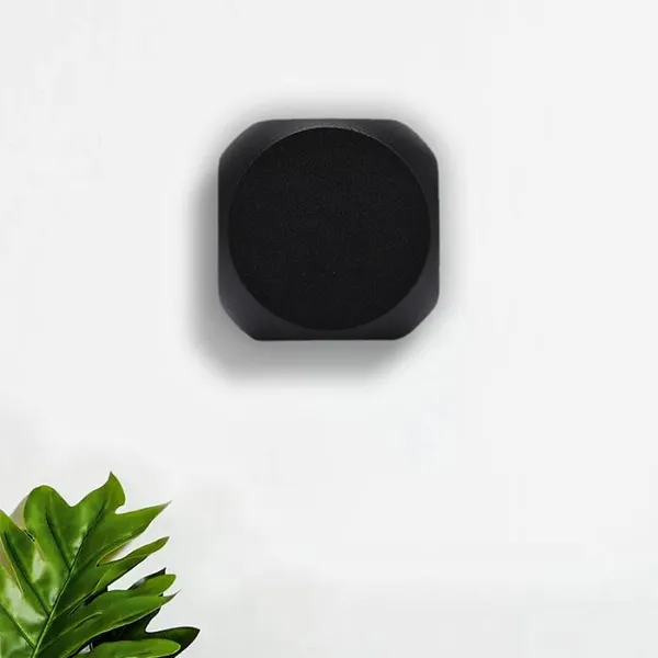 Tripping_4_Watts_Up_Down_Left_Right_4way_Indoor_Outdoor_Waterproof_Wall_Lamp_Black_Body_Warm_White_Yellow_Light_Square_Cum_Curved