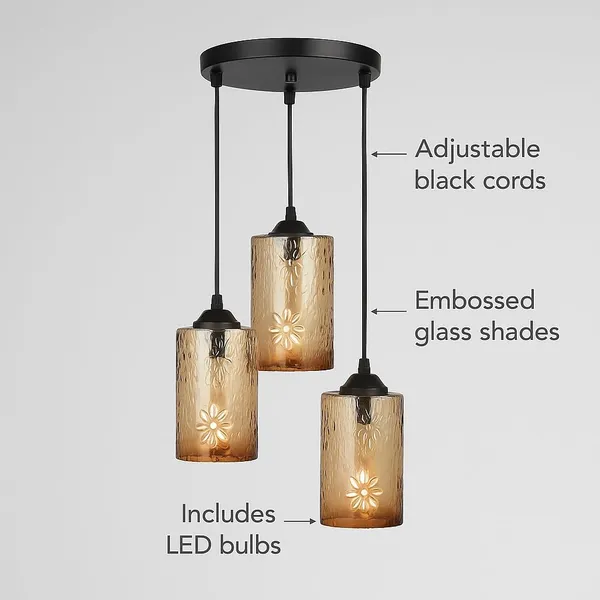 Tripping_Adjustable_3_Light_Rainbow_Dotted_Flower_Glass_Ceiling_Hanging_Jhoomar_Pendant_Lamp_With_E27_Holder_And_Led_Bulbs