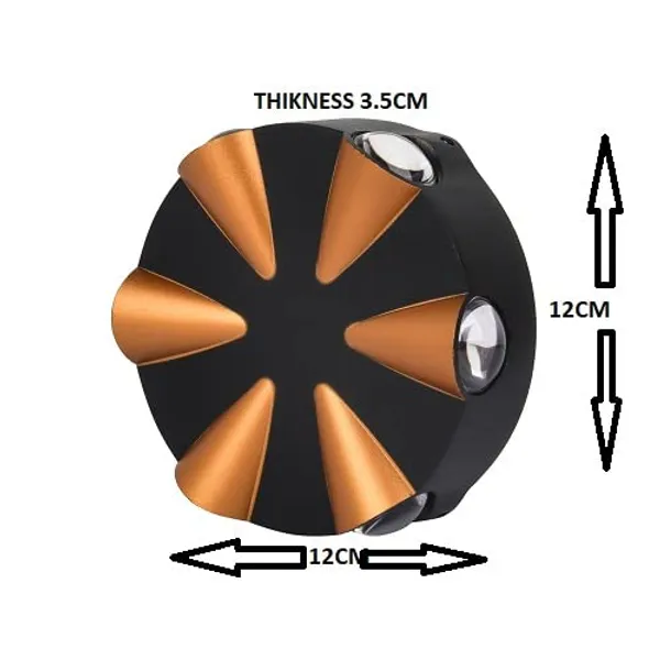 Tripping_Modern_Waterproof_Wall_Lamp_Elegant_Black_Gold_Touch_6way_6watt_Warm_White_Led_Die_Cast_Aluminum_Easy_Installation_Ideal_For_Home_Office_Living_Room_Bedroom_Dining_Room_21