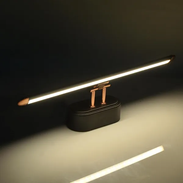 Tripping_12_Watt_3_In_1_Color_Change_Switch_Led_Display_Adjustable_Wall_Lamp_Warm_White_White_Natural_White_Flexible_Neck_Up_Down_Curve_Black_Body_With_Rose_Gold_Accents_12watt_Black_Body