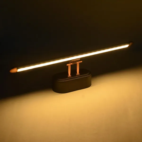 Tripping_12_Watt_3_In_1_Color_Change_Switch_Led_Display_Adjustable_Wall_Lamp_Warm_White_White_Natural_White_Flexible_Neck_Up_Down_Curve_Black_Body_With_Rose_Gold_Accents_12watt_Black_Body