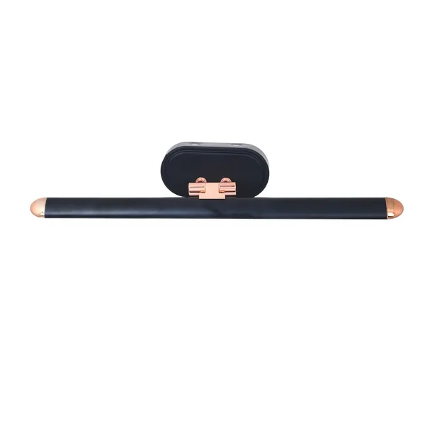 Tripping_12_Watt_3_In_1_Color_Change_Switch_Led_Display_Adjustable_Wall_Lamp_Warm_White_White_Natural_White_Flexible_Neck_Up_Down_Curve_Black_Body_With_Rose_Gold_Accents_12watt_Black_Body