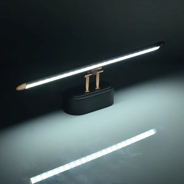 Tripping_12_Watt_3_In_1_Color_Change_Switch_Led_Display_Adjustable_Wall_Lamp_Warm_White_White_Natural_White_Flexible_Neck_Up_Down_Curve_Black_Body_With_Rose_Gold_Accents_12watt_Black_Body