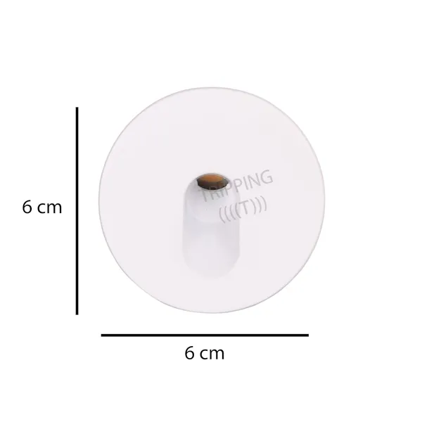 Tripping_Conceal_3w_White_Body_Round_Led_Foot_Light_Ip65_Waterproof_Outdoor_Indoor_Step_Light_Warm_White_Flush_Mounted_Aluminum_Wall_Light_For_Stairs_Corridor_Garden_And_More