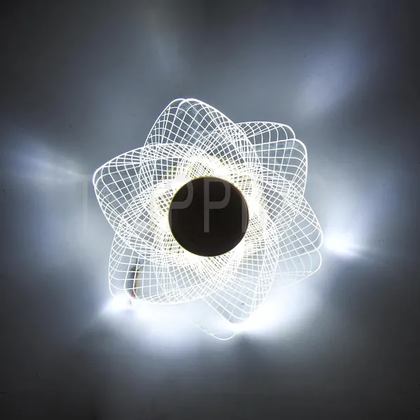Tripping_7w_Led_Ceiling_Cum_Wall_Lamp_With_Frosted_Acrylic_Crisscross_Design_Warm_White_Light_Gold_Accent_19cm_Diameter_Ideal_For_Bedrooms_Living_Rooms_And_Hallways_Gold_Centerpiece