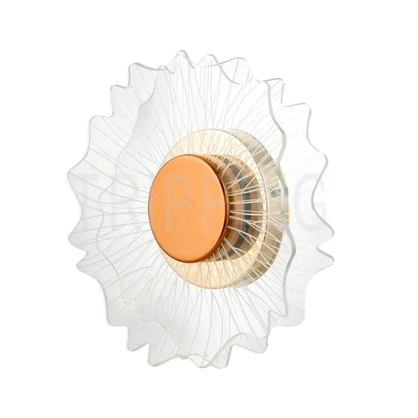Tripping_Elegant_12w_Ceiling_And_Wall_Mount_Led_Lamp_Gold_Tinted_Acrylic_Design_3_In_1_Light_Modes_White_Warm_Cool_Decorative_Modern_Lighting_Fixture_For_Living_Room_Bedroom_And_Hallway